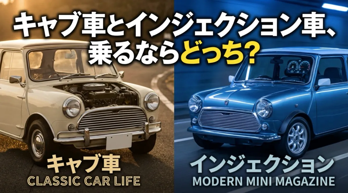 キャブ車とインジェクション車、乗るならどっち？