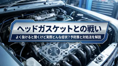 ヘッドガスケットとの戦い。よく抜けると聞くけど実際どんな症状？予防策と対処法を解説