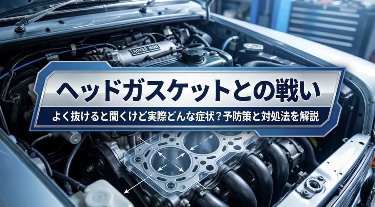 ヘッドガスケットとの戦い。よく抜けると聞くけど実際どんな症状？予防策と対処法を解説