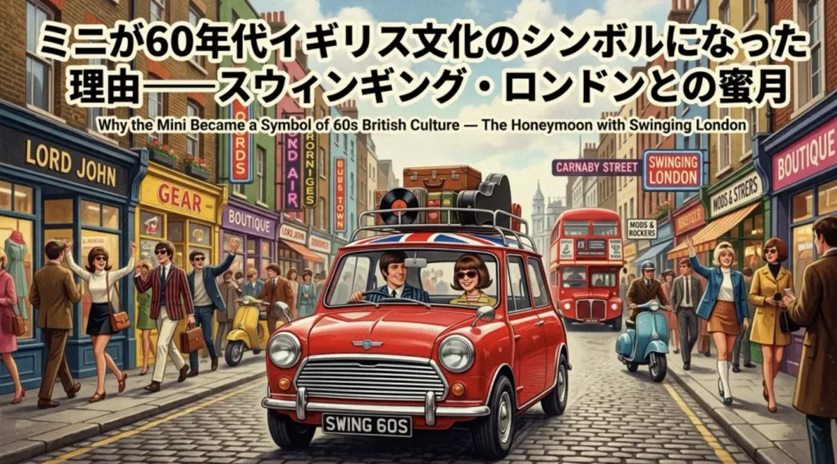 ミニが60年代イギリス文化のシンボルになった理由——スウィンギング・ロンドンとの蜜月