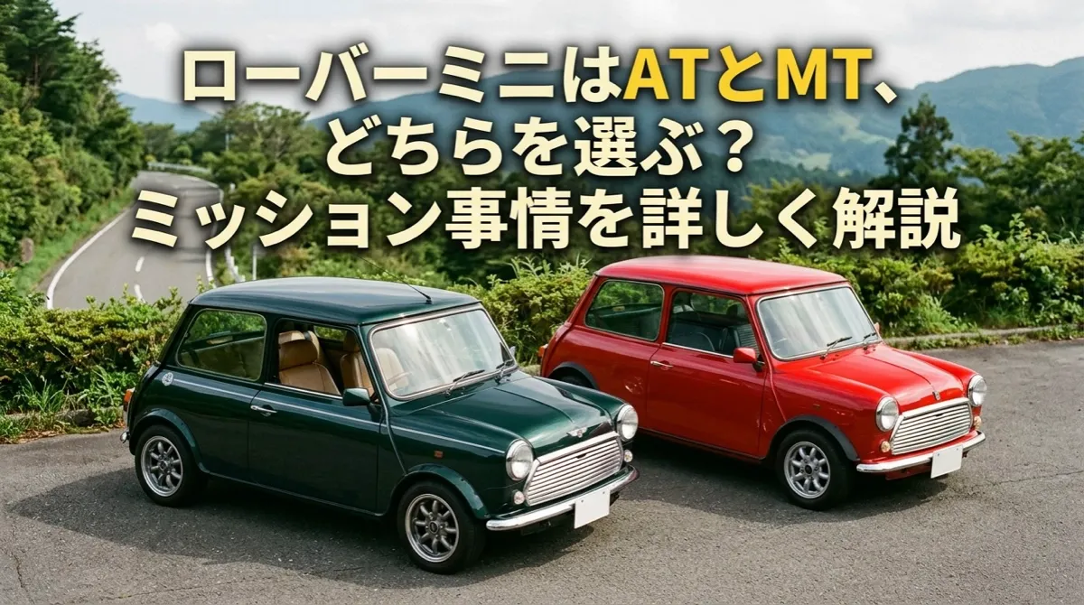 ローバーミニはATとMT、どちらを選ぶ？ミッション事情を詳しく解説