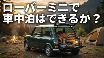 ローバーミニで車中泊はできるか？