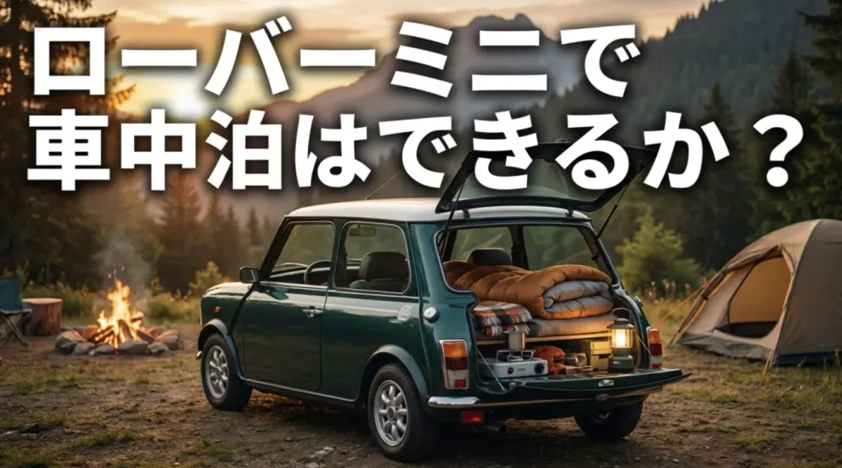 ローバーミニで車中泊はできるか？