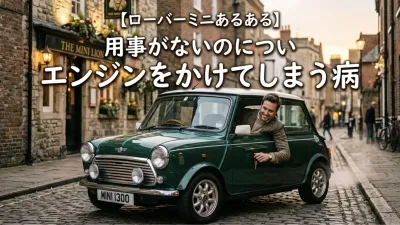 用事がないのについエンジンをかけてしまう病【ローバーミニあるある】