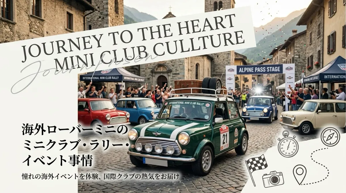 海外ローバーミニのミニクラブ・ラリー・イベント事情