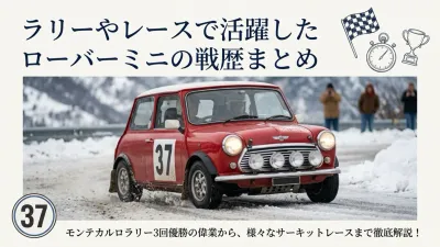 ラリーやレースで活躍したローバーミニの戦歴まとめ