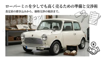 ローバーミニを少しでも高く売るための準備と交渉術