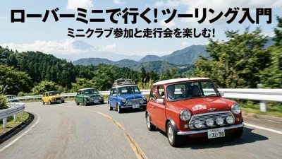 ローバーミニのツーリング入門——ミニクラブへの参加と走行会の楽しみ方