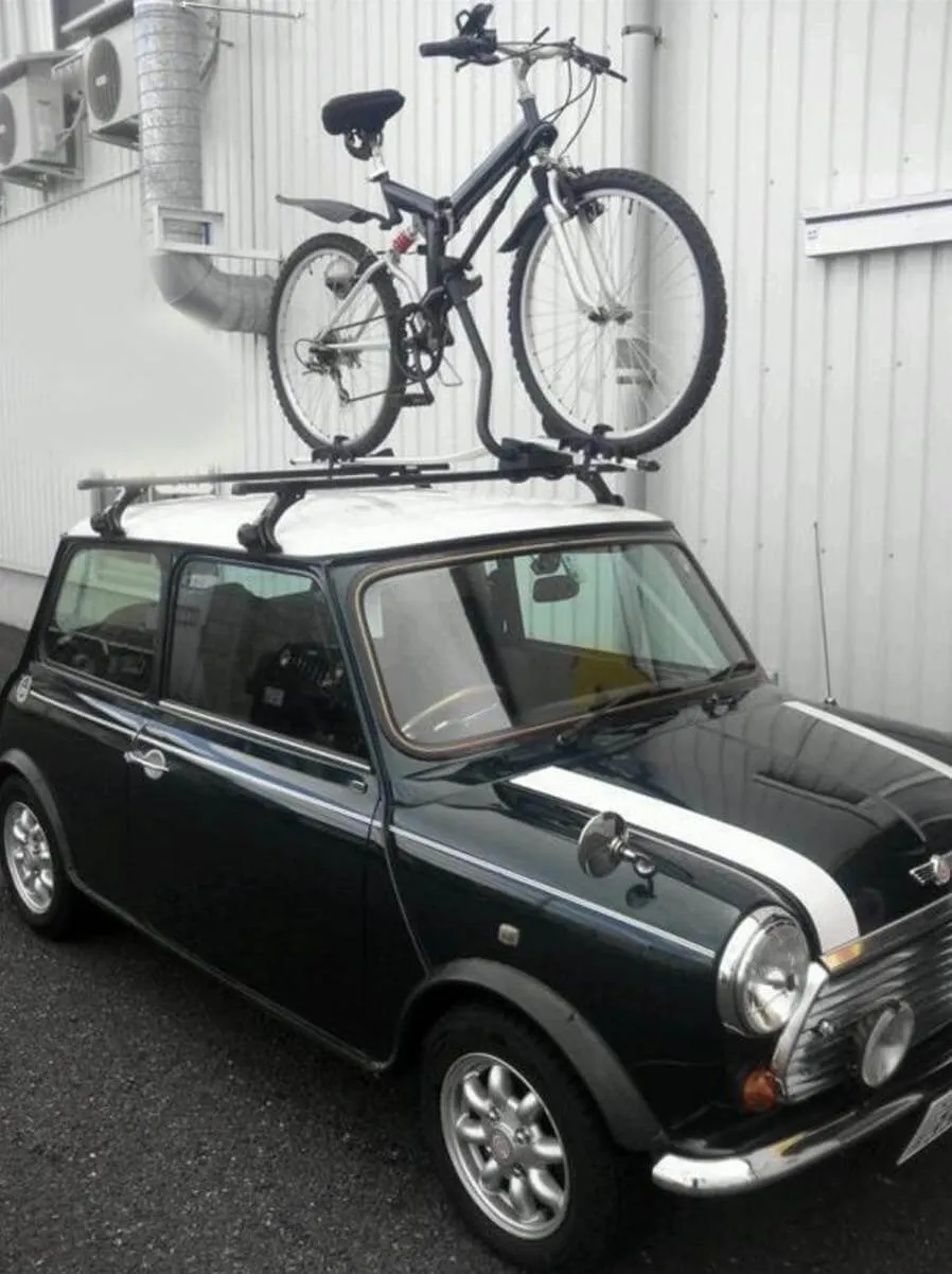 ルーフキャリアに自転車