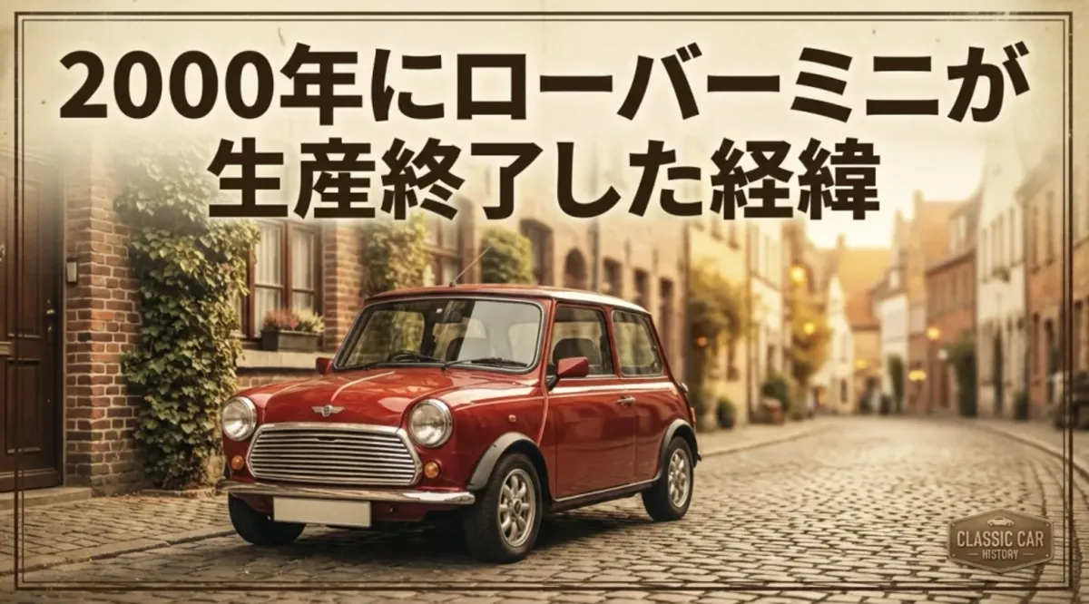 2000年にローバーミニが生産終了した経緯