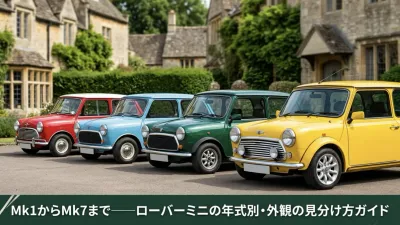 Mk1からMk7まで——ローバーミニの年式別・外観の見分け方ガイド