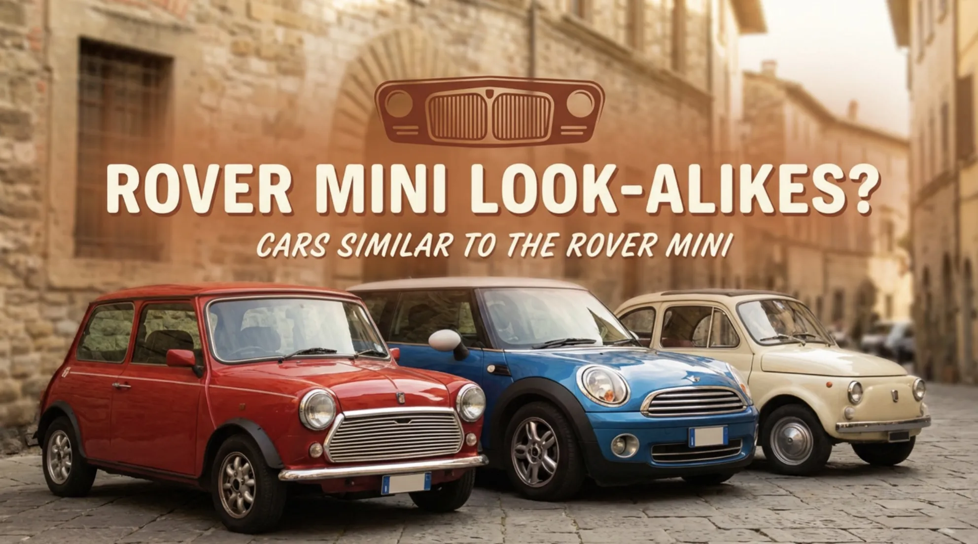 ローバーミニにそっくり？ローバーミニに似ている車たち